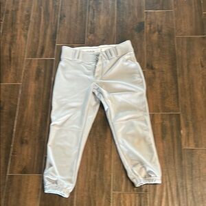 Womens Gray Softball Pants